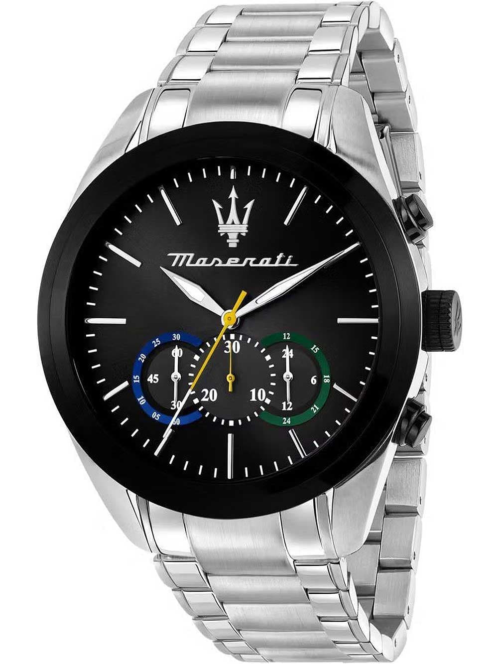 Maserati R8873612061 Herrenuhr Traguardo Chronograph Prisma Edition Set 45mm 10ATM