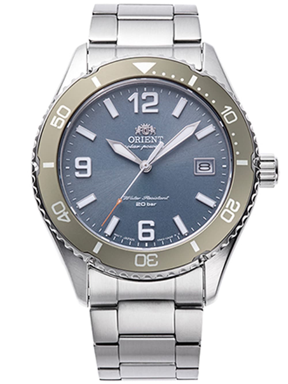 Orient RA-WJ0002L10B Herrenuhr Mako 40 Solar Uhr 40mm 20ATM