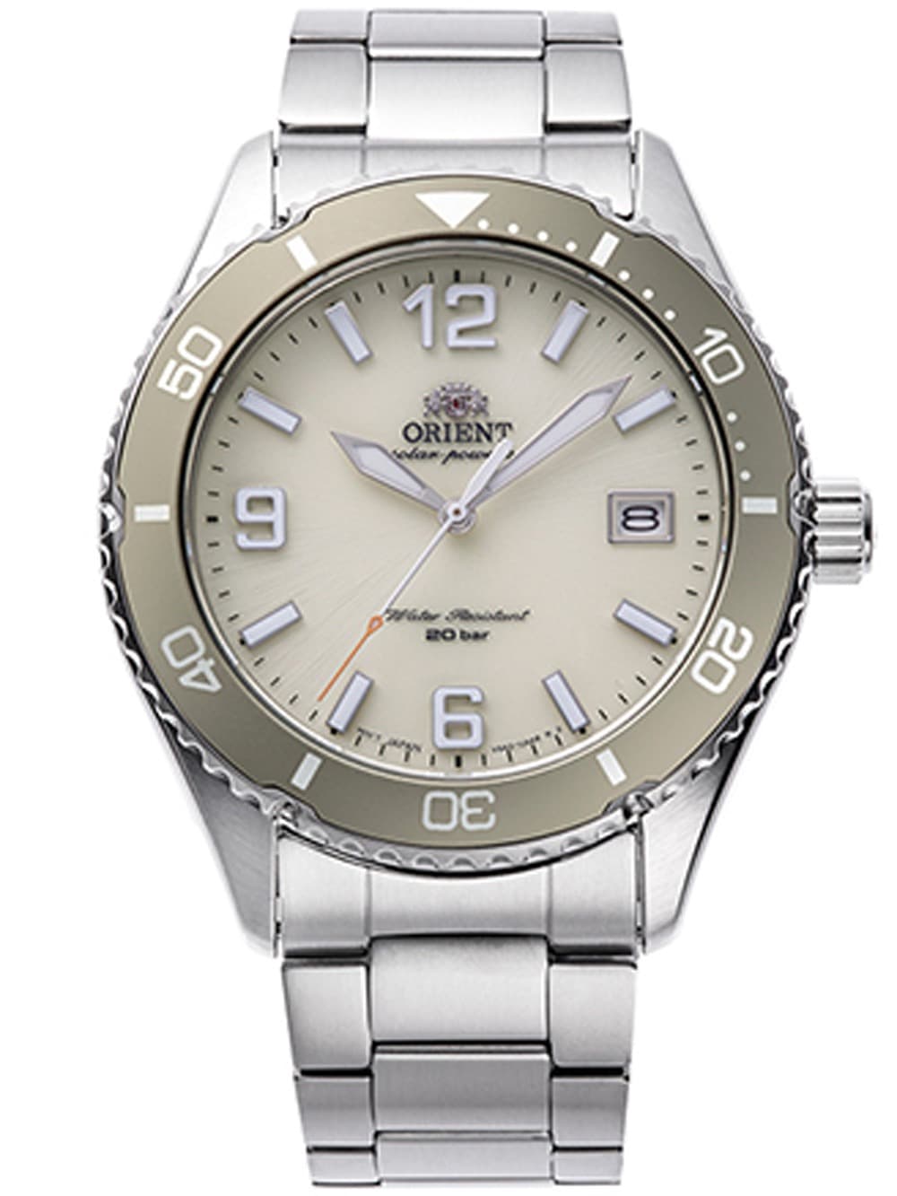Orient RA-WJ0003S10B Herrenuhr Mako 40 Solar Uhr 40mm 20ATM