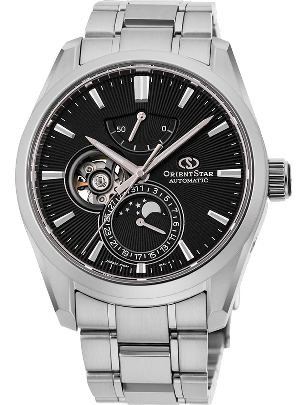 Orient Star RE-AY0001B00B Contemporary Mondphase Automatik Herrenuhr 41mm 10TM