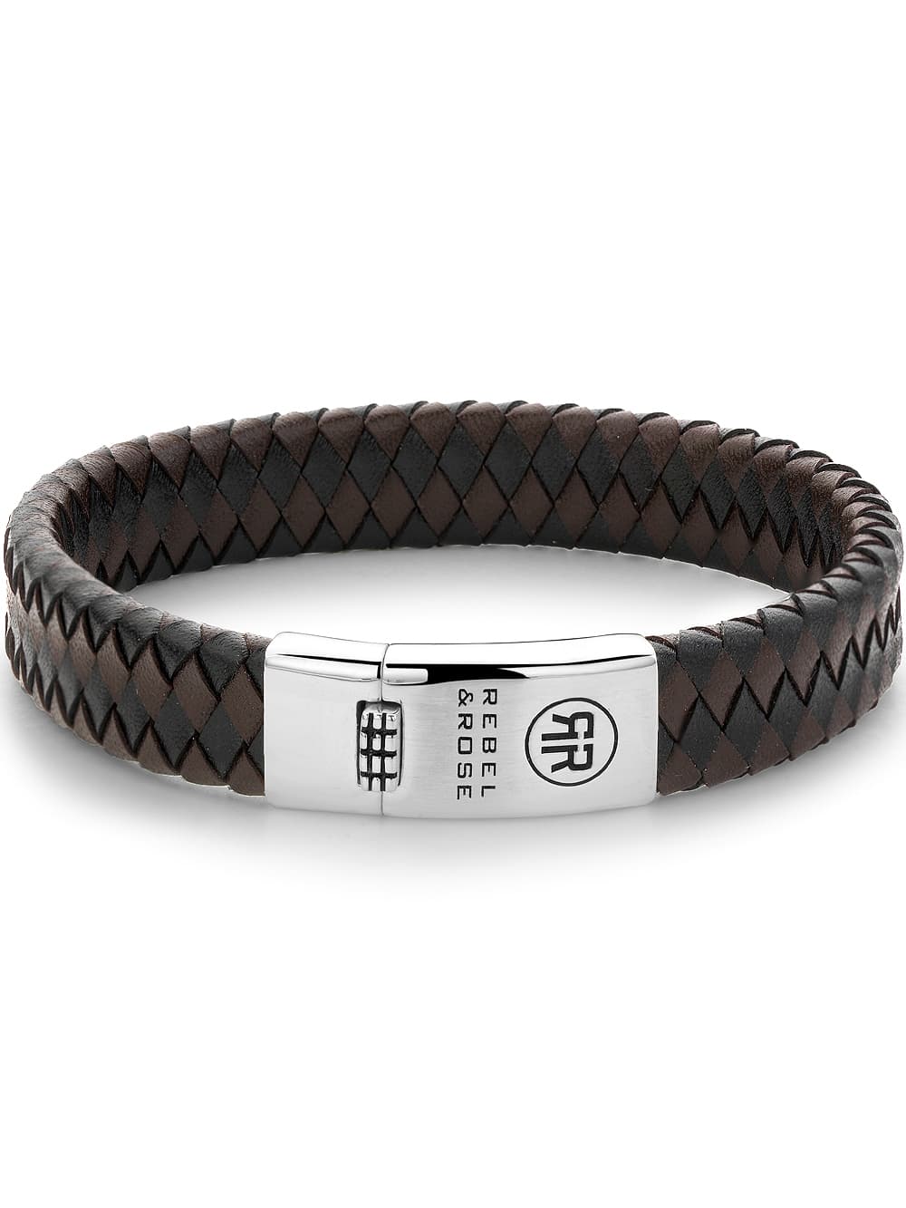 Rebel & Rose Armband Braided Flat RR-L0126-S-L Herren