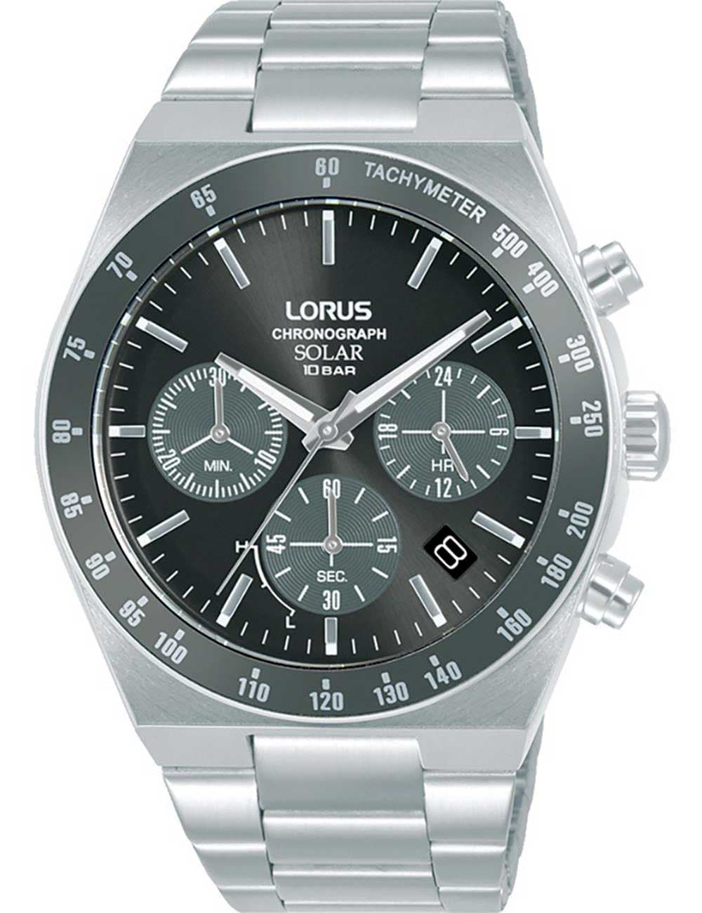 Lorus RZ519AX9 Herrenuhr Sports Solar Chronograph 42mm 10ATM