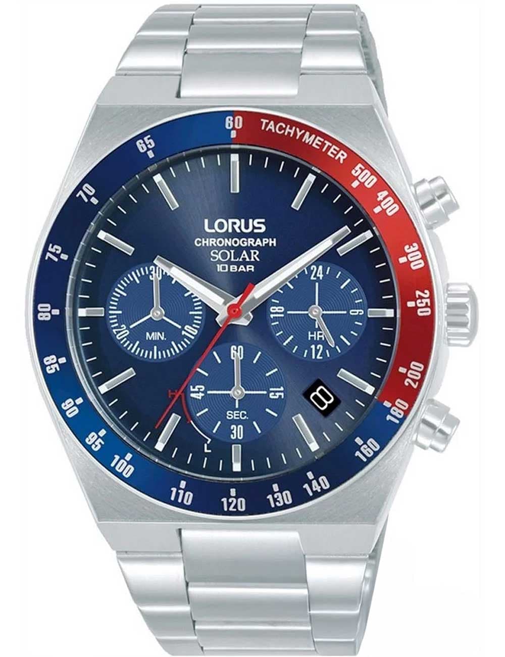 Lorus RZ521AX9 Herrenuhr Sports Solar Chronograph 42mm 10ATM