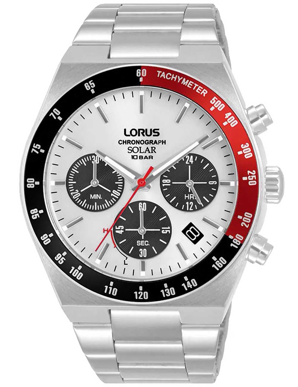 Lorus RZ527AX9 Herrenuhr Sports Solar Chronograph 42mm 10ATM