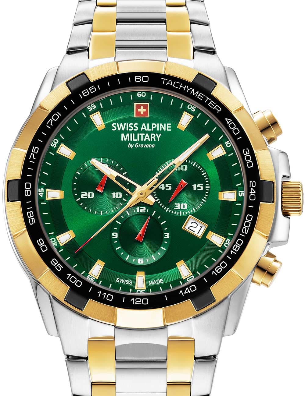 Swiss Alpine Military 7043.9144 Star Fighter Chronograph Herrenuhr 47mm 10ATM