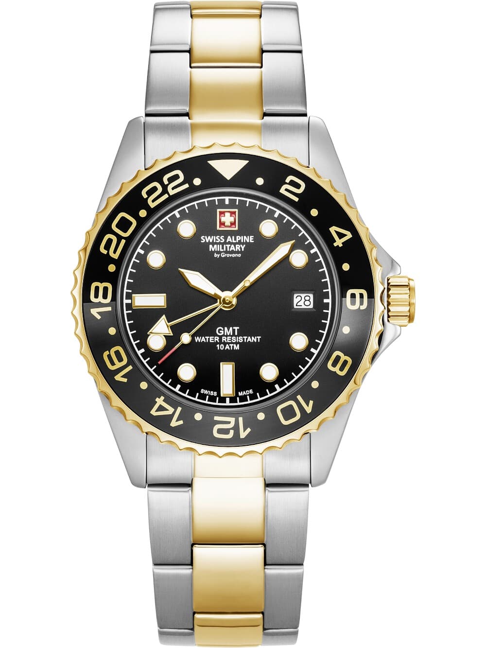 Swiss Alpine Military 7052.1142 Herrenuhr Nautilus GMT 42mm 10ATM