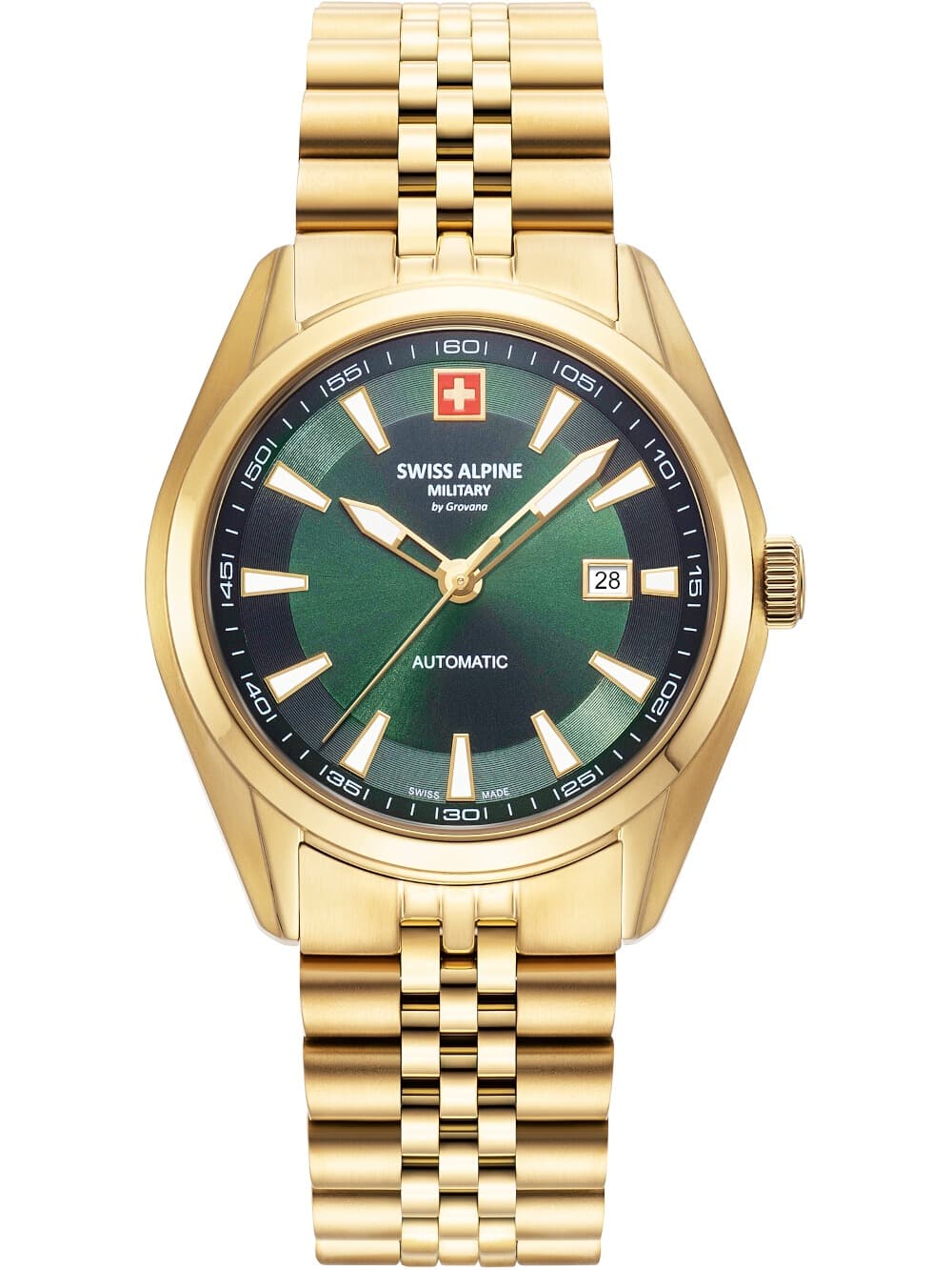 Swiss Alpine Military 7091.2114 Herrenuhr Automatik 43mm 10ATM