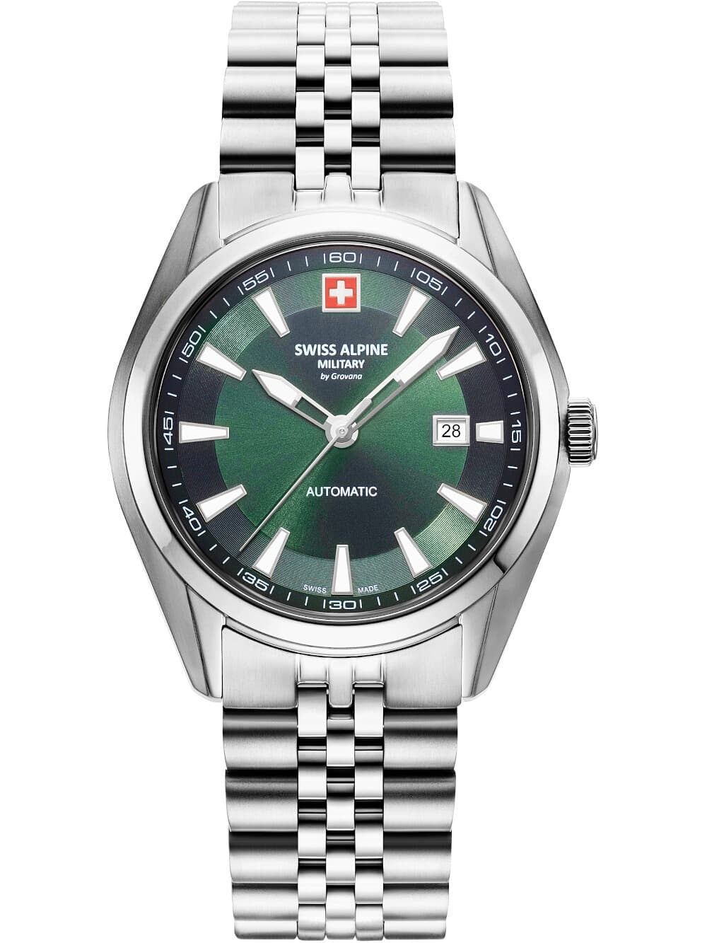 Swiss Alpine Military 7091.2134 Herrenuhr Automatik 43mm 10ATM