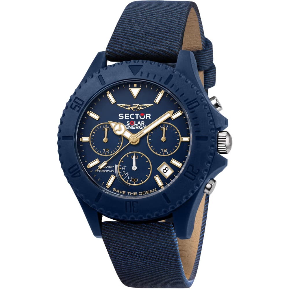 Sector R3271739001 Save the Ocean Chronograph Herrenuhr 44mm