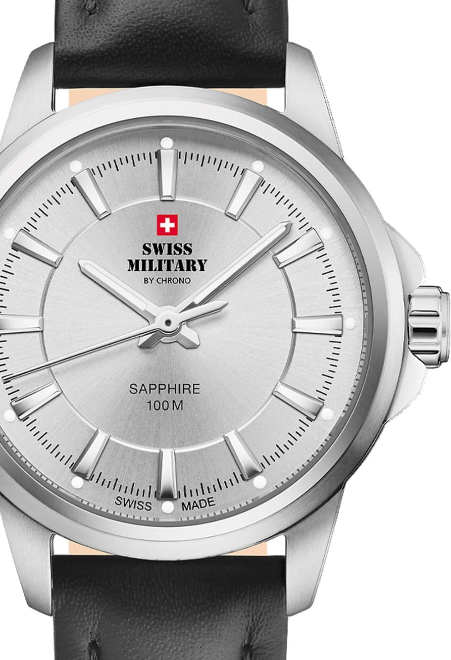 Swiss Military SM34105.09 Damenuhr Klassik Saphirglas 28mm 10ATM