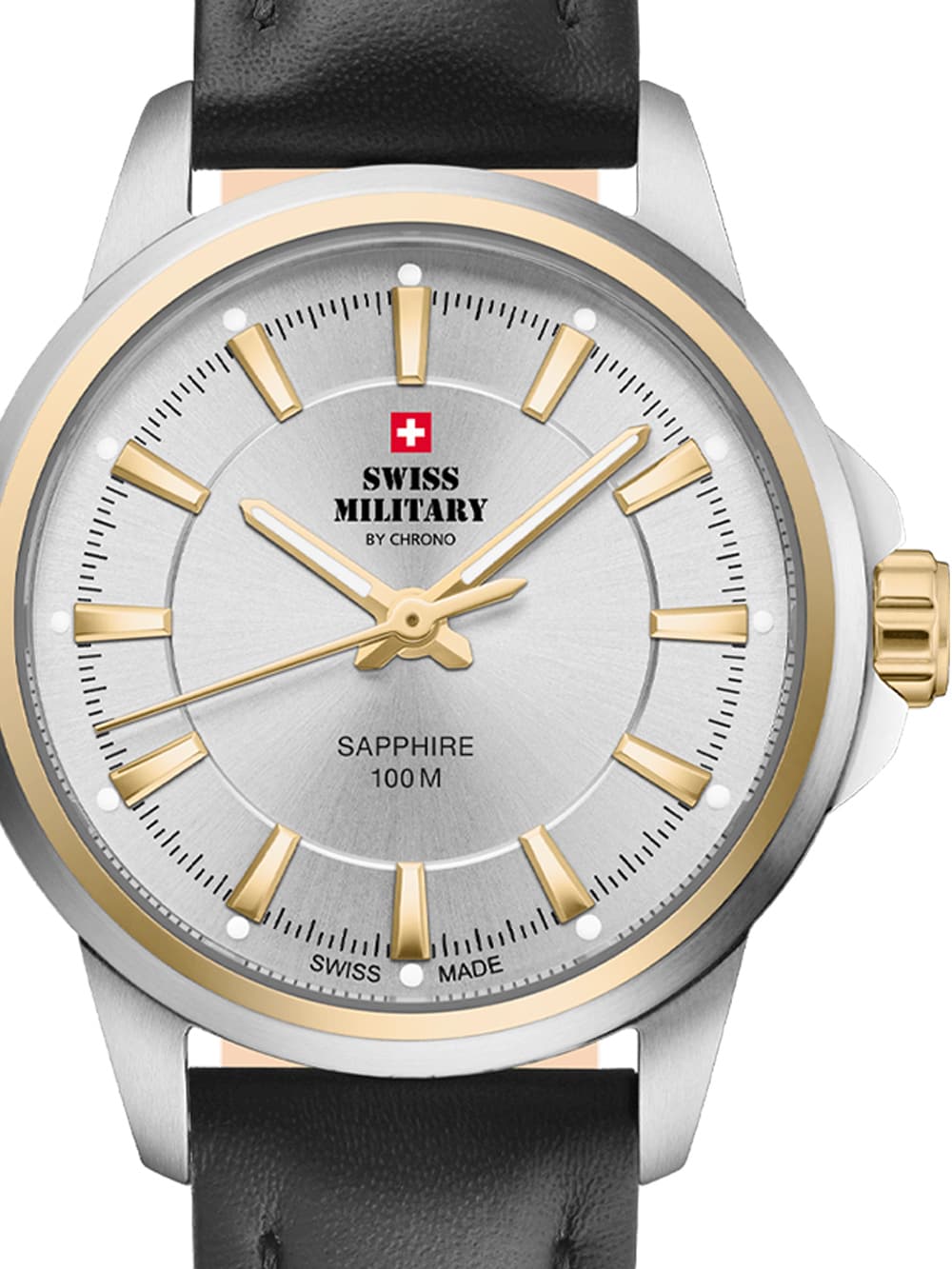 Swiss Military SM34105.11 Damenuhr Klassik Saphirglas 28mm 10ATM