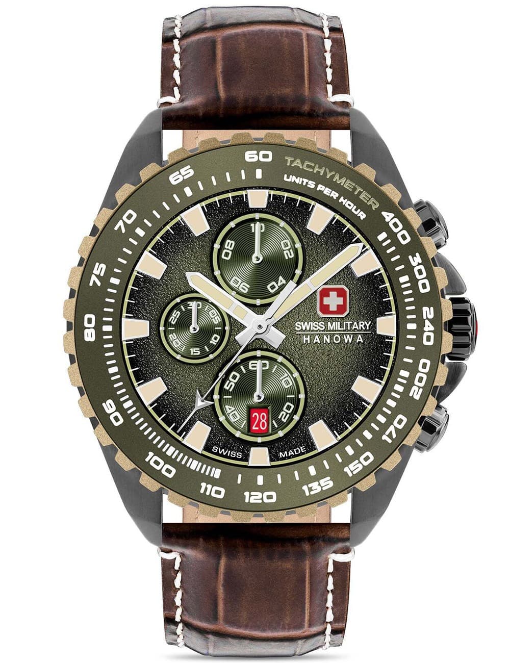 Swiss Military Hanowa SMWGC0001840 Herrenuhr Stone Marten Chrono 45mm 10ATM