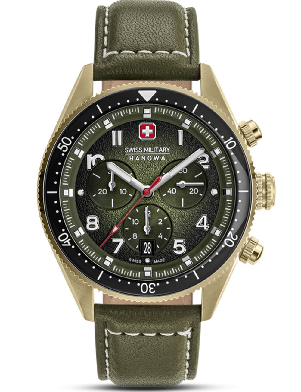 Swiss Military Hanowa SMWGC0003850 Herrenuhr Greyhound Chrono 43mm 10ATM