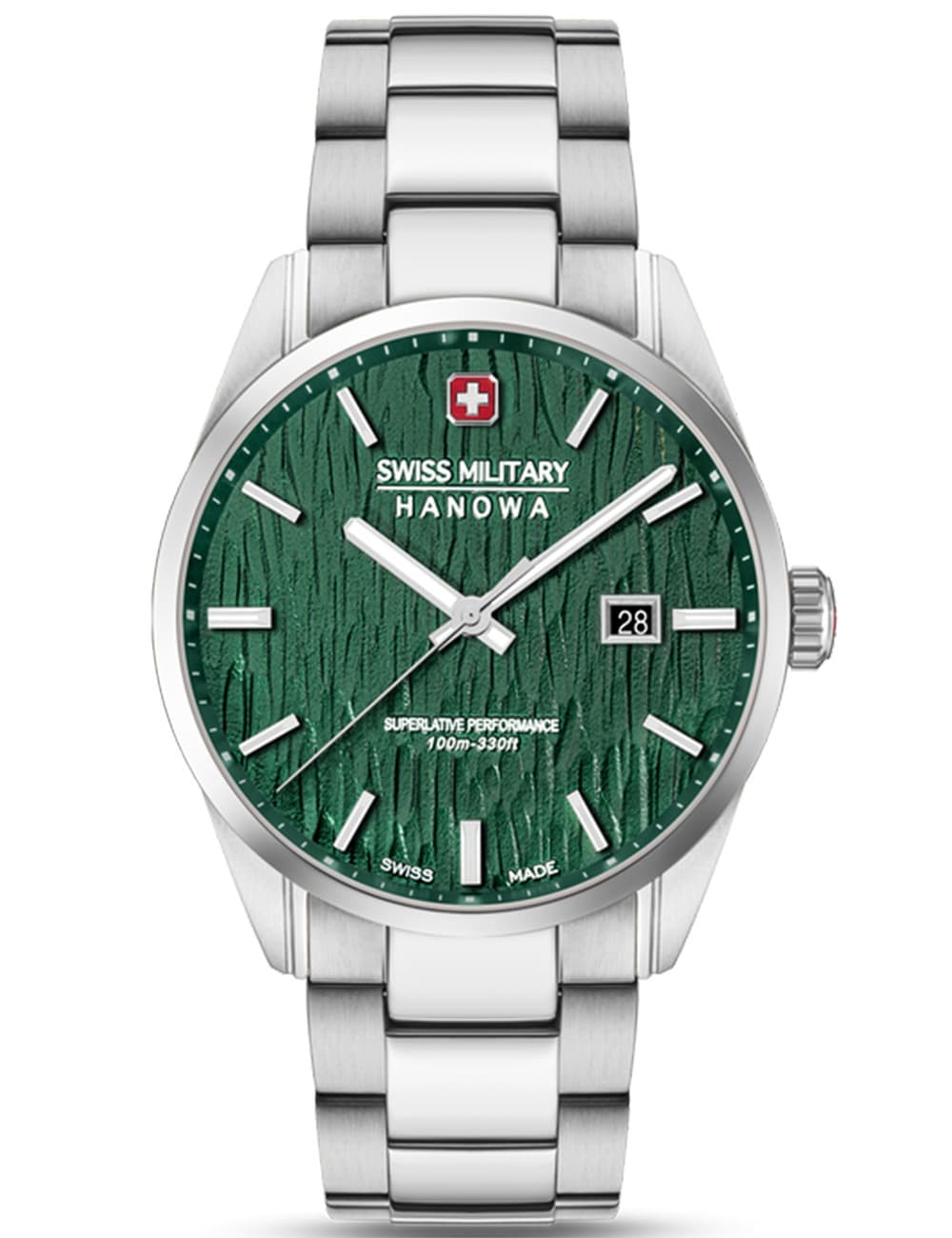 Swiss Military Hanowa SMWGH0006101 Herrenuhr Silver Fir 42mm 10ATM