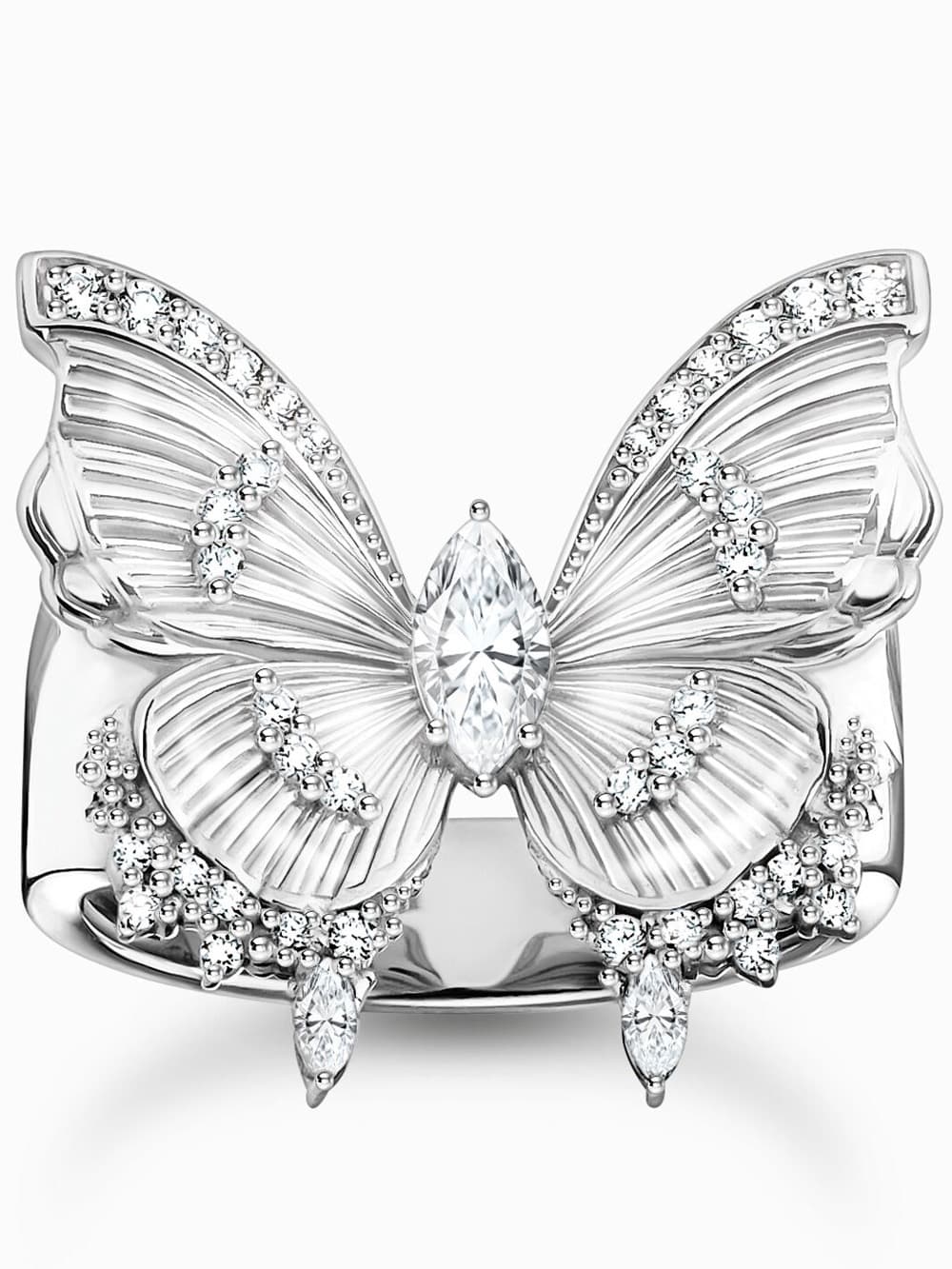 Thomas Sabo TR2495-051-14-58 Cocktailring butterfly silber Damen