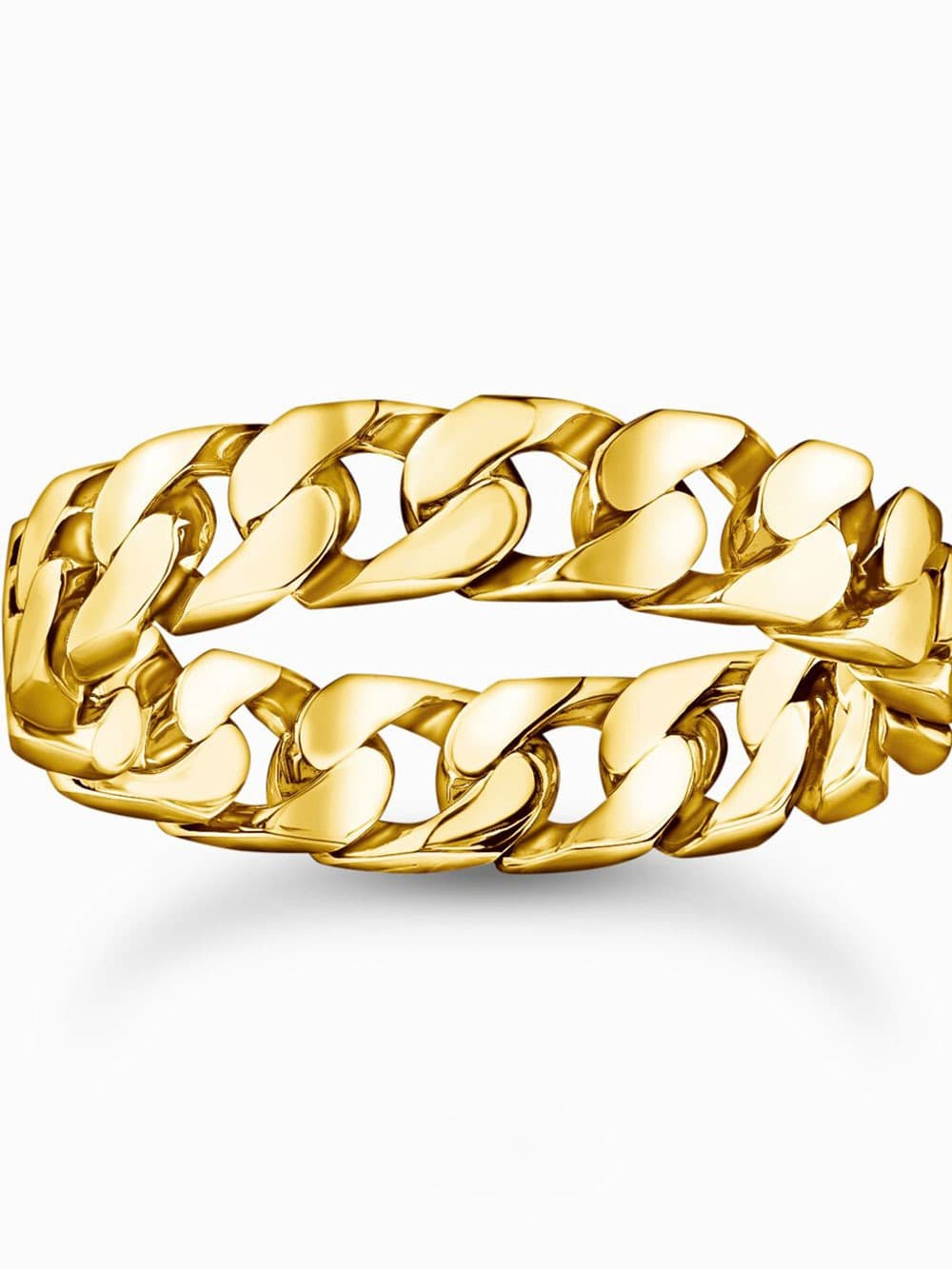 Thomas Sabo TR2496-413-39-58 Unisex Ring - Kettenglieder vergoldet