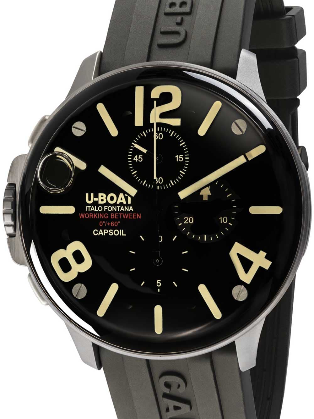 U-Boat 8111/E Capsoil Chronograph SS Herrenuhr 45mm 10ATM