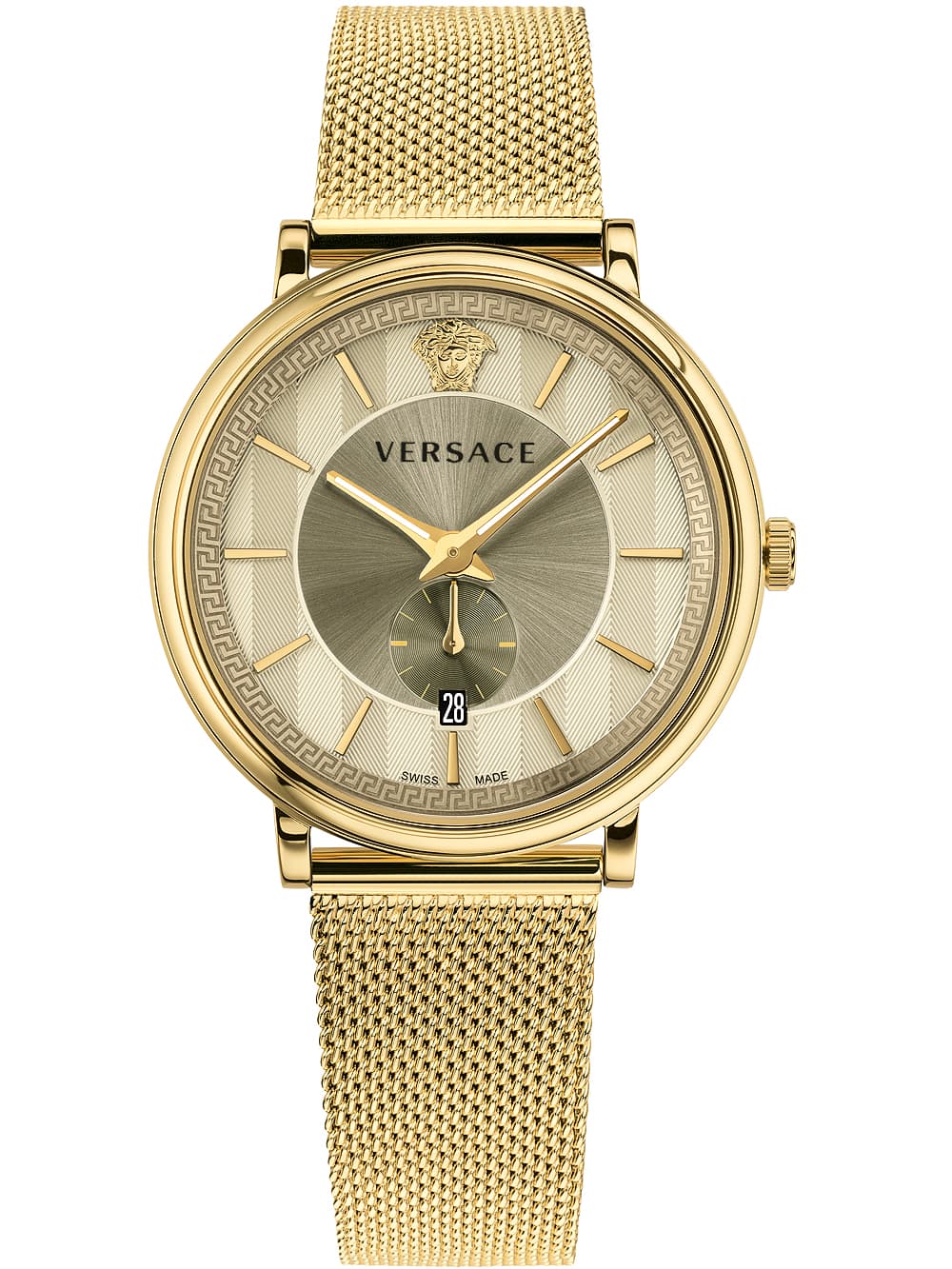 Versace VBQ070017 V-Circle Herren 42mm 5ATM