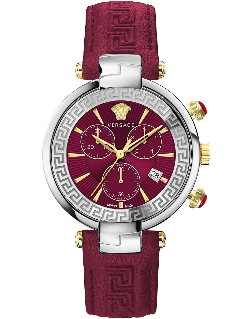 Versace VE2M00821 Damenuhr Revive Chrono 41mm 5ATM