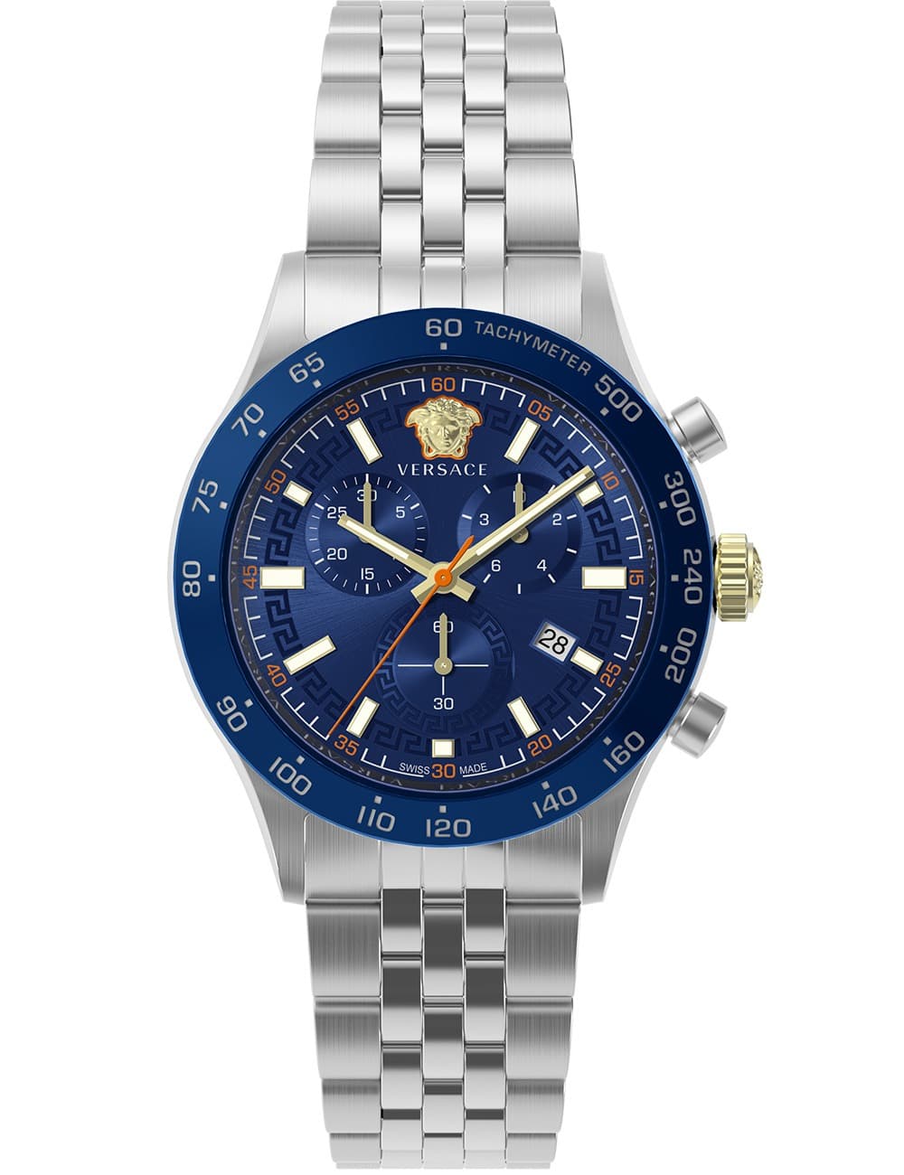 Versace VE2U01024 Herrenuhr Hellenyium Chrono 43mm 5ATM