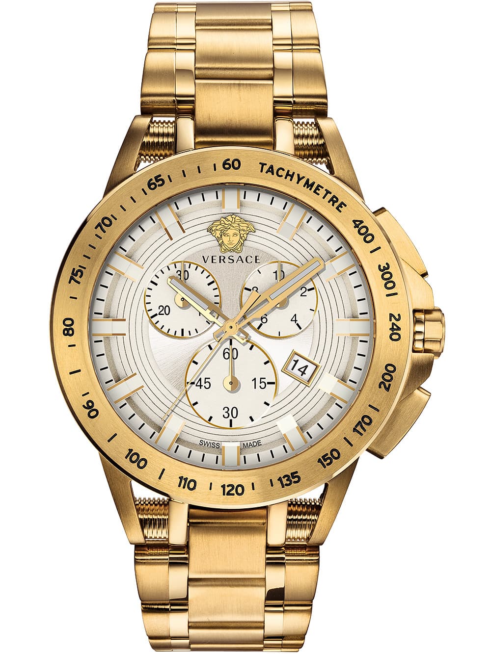 Versace VE3E00721 New Sport Tech Chronograph Herrenuhr 45mm 10ATM