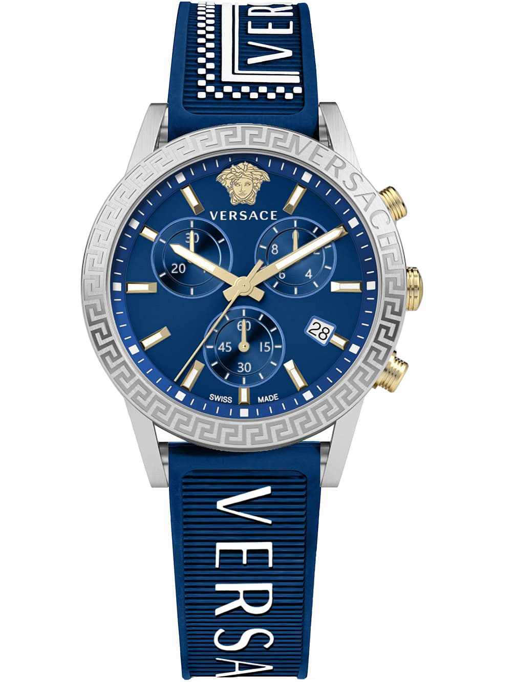 Versace VEKB00222 Sport Tech Lady Chronograph Damenuhr 40mm 5ATM