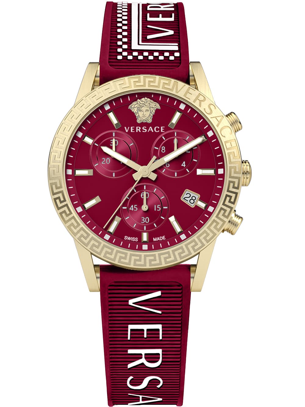 Versace VEKB00322 Sport Tech Lady Chronograph Damenuhr 40mm 5ATM