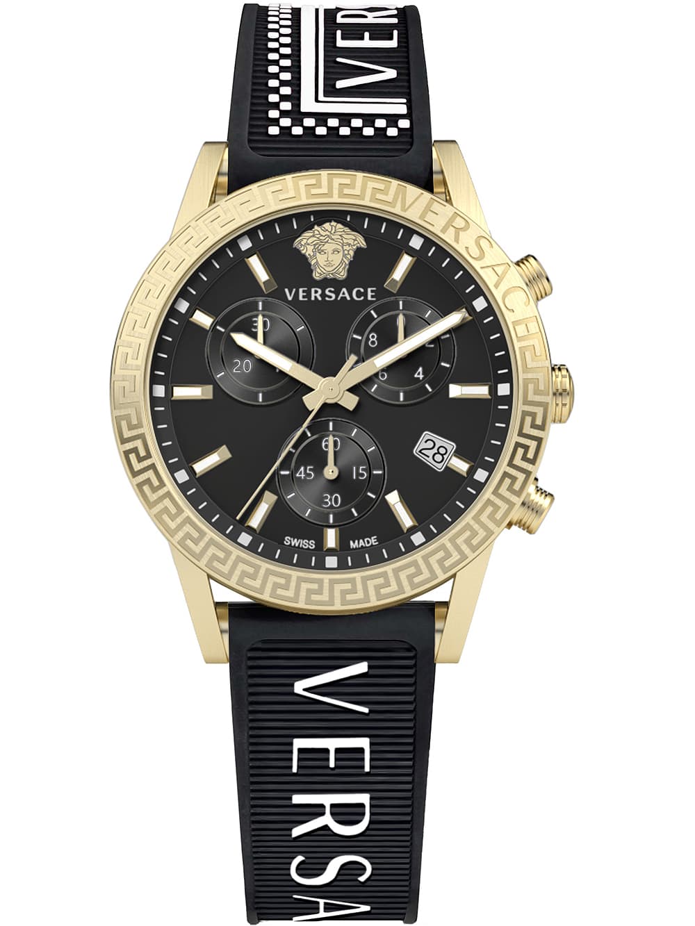 Versace VEKB00422 Sport Tech Lady Chronograph Damenuhr 40mm 5ATM