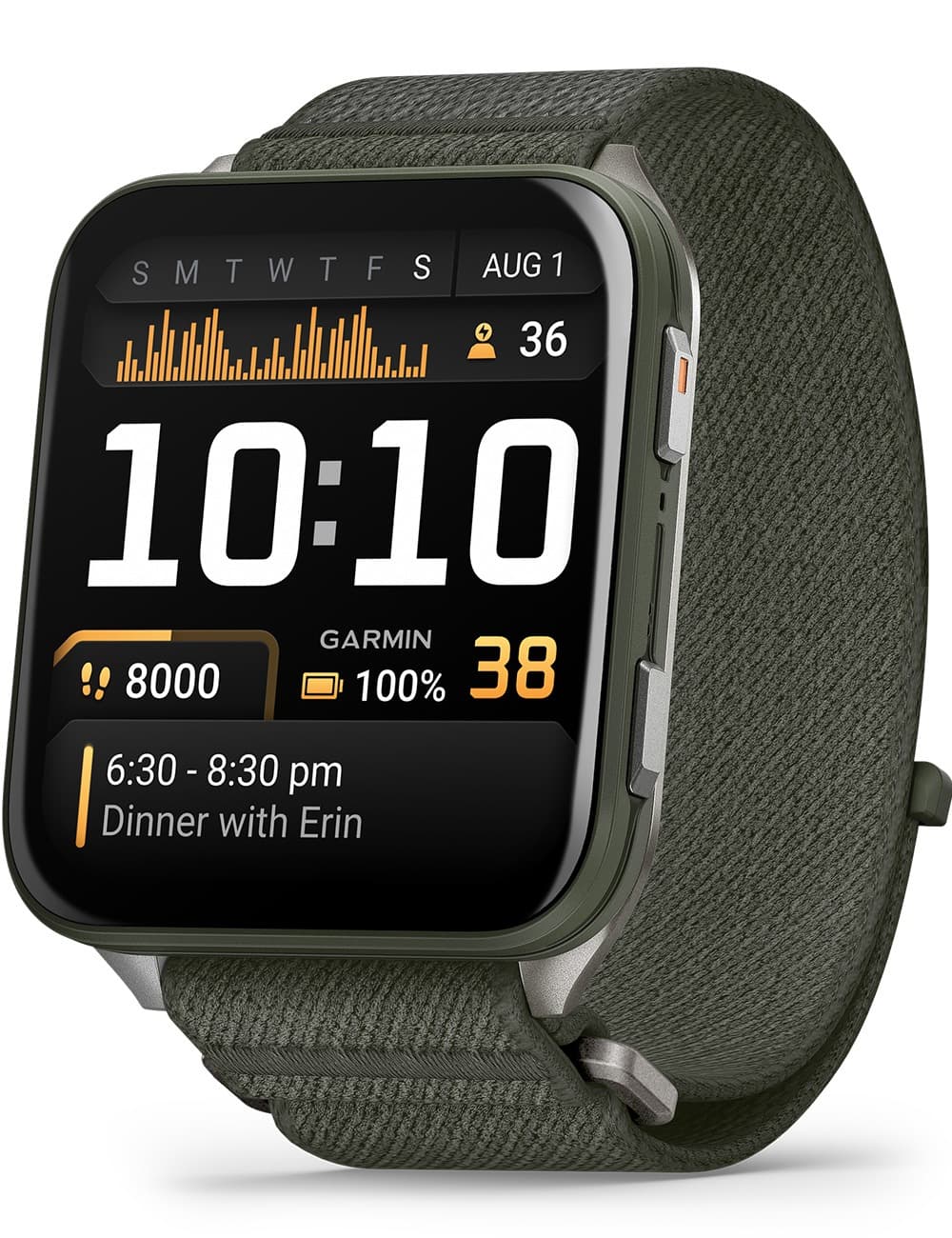 Garmin 010-02980-03 Venu X1 GPS Smartwatch Moosgrün