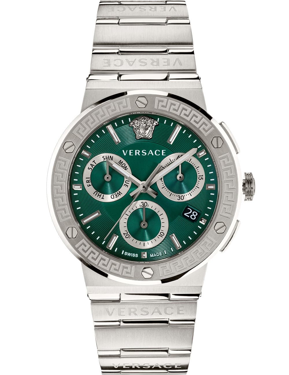 Versace VEZ900121 Herrenuhr Greca Collection Chrono 43mm 5ATM