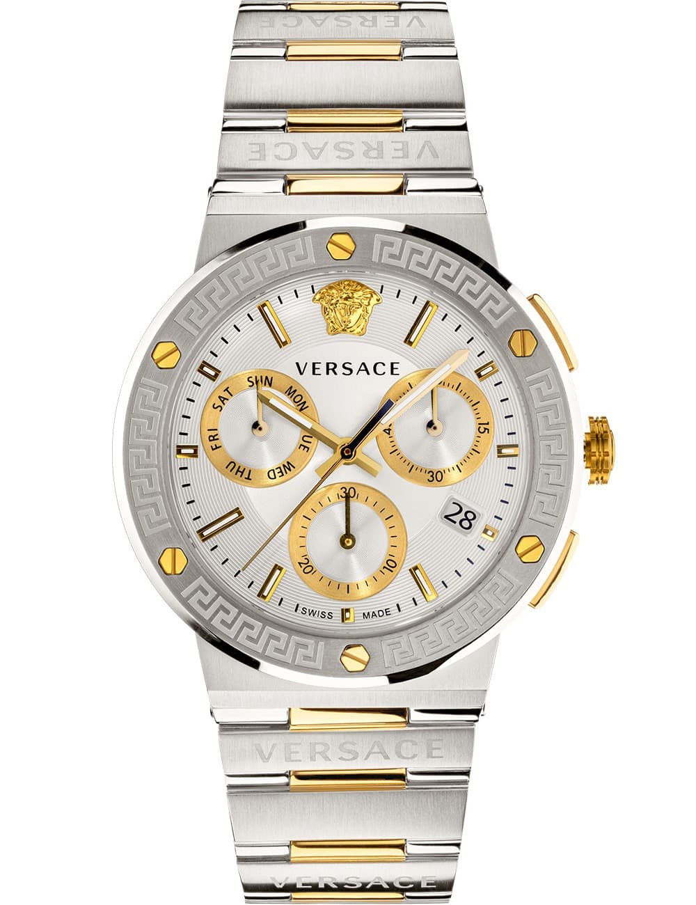 Versace VEZ900321 Herrenuhr Greca Logo Chrono 43mm 5ATM