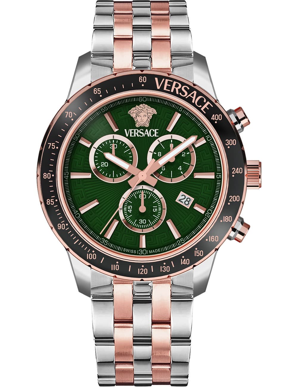 Versace VEZCA0424 Herrenuhr Sport Chronograph 44mm 5ATM