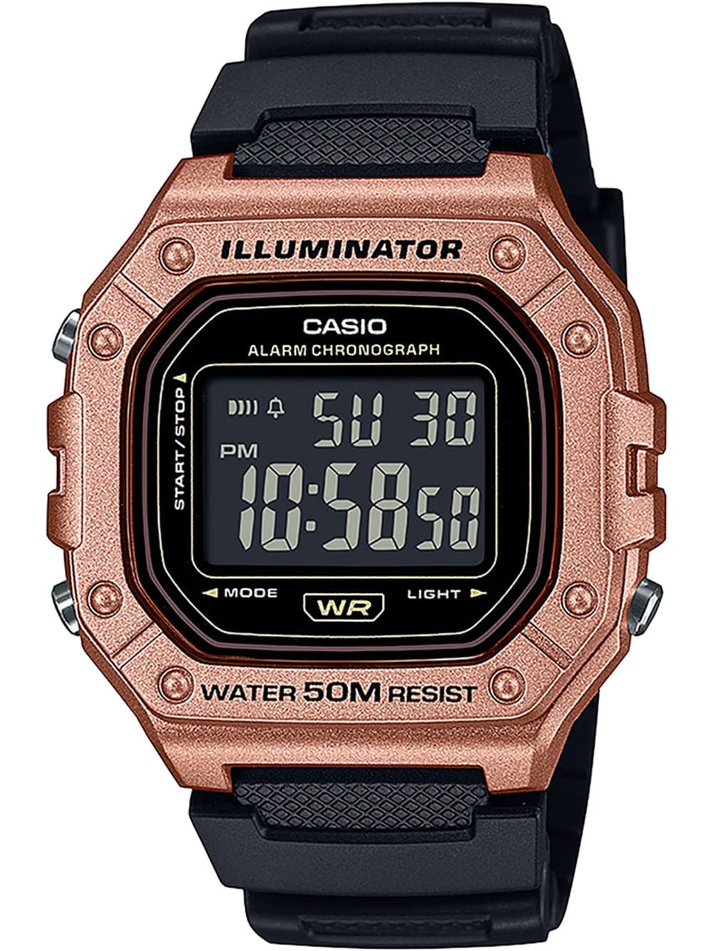 Casio W-218HM-5BVEF Herrenuhr Timeless collection 43mm 5ATM