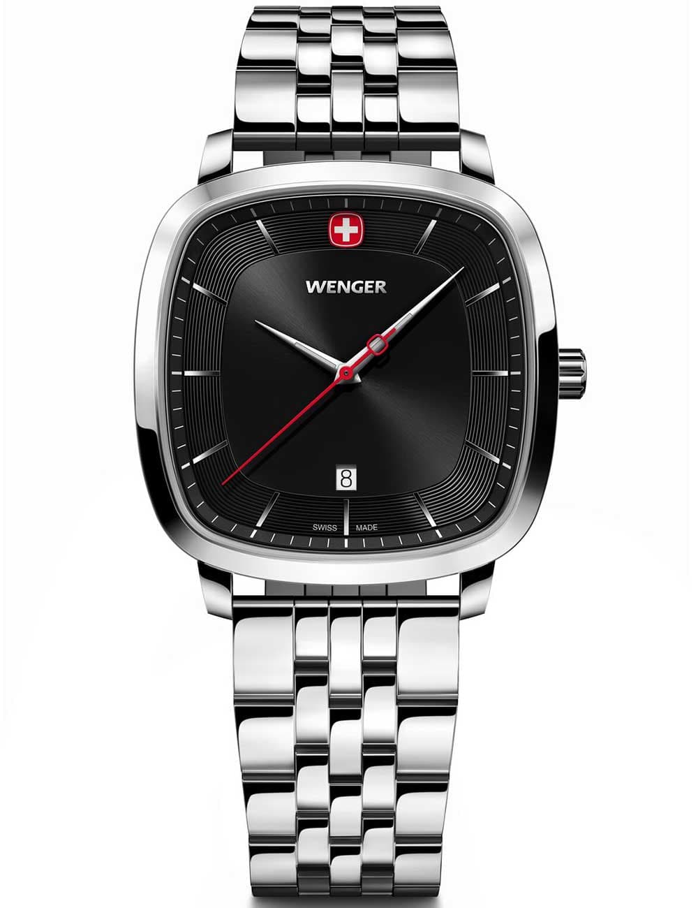Wenger 01.1921.102 Herrenuhr Vintage Classic 37mm 5ATM