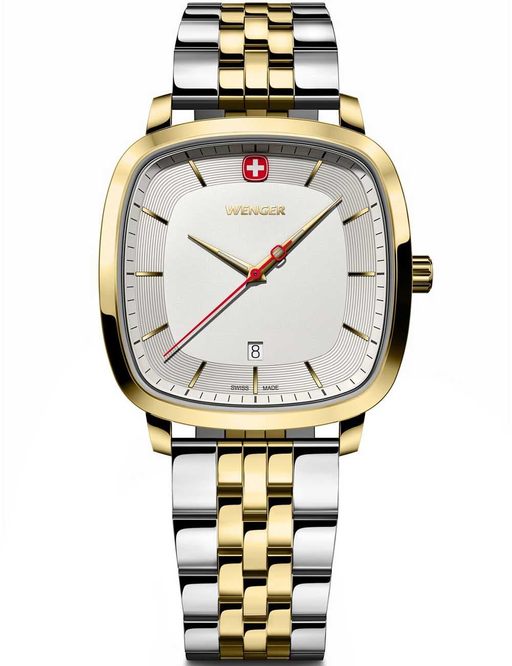 Wenger 01.1921.104 Herrenuhr Vintage Classic 37mm 5ATM