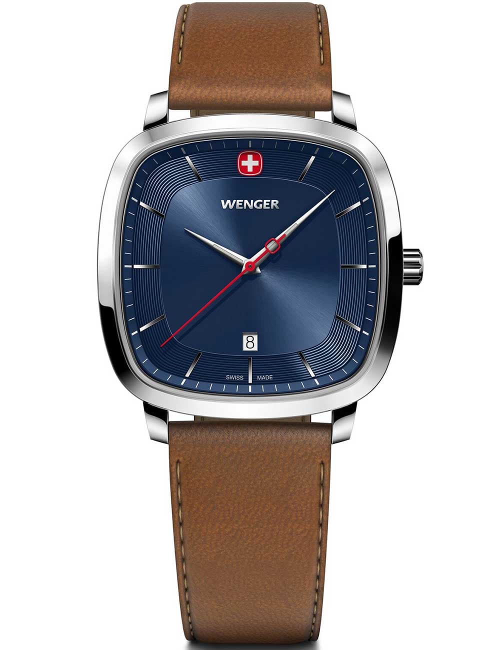 Wenger 01.1921.106 Herrenuhr Vintage Classic 37mm 5ATM