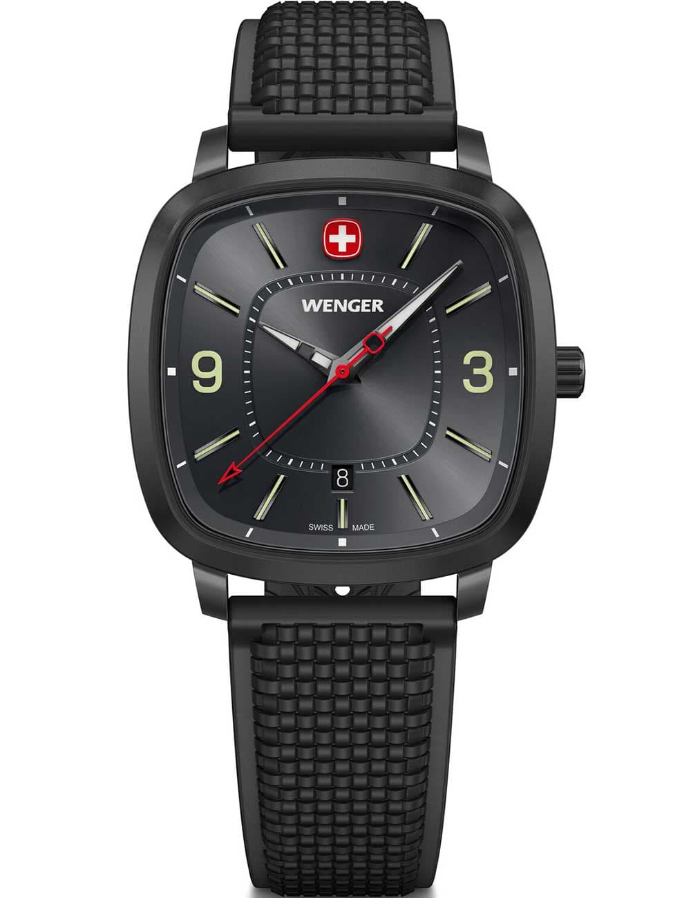 Wenger 01.1921.113 Herrenuhr Vintage Sport 37mm 5ATM