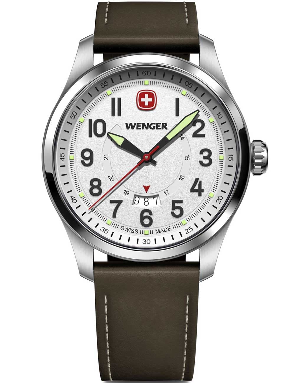 Wenger 01.0541.120 Herrenuhr Terragraph 43mm 10ATM