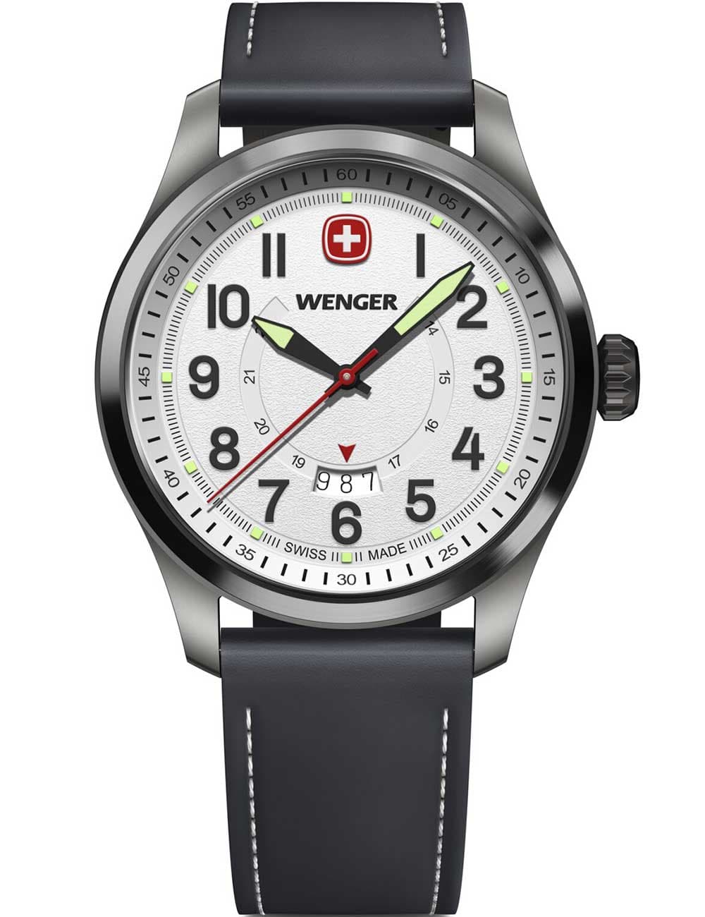 Wenger 01.0541.126 Herrenuhr Terragraph 43mm 10ATM