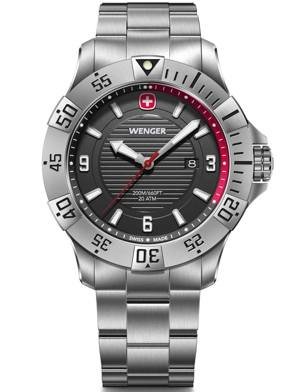Wenger 01.0641.139 Herrenuhr Seaforce 43mm 20ATM