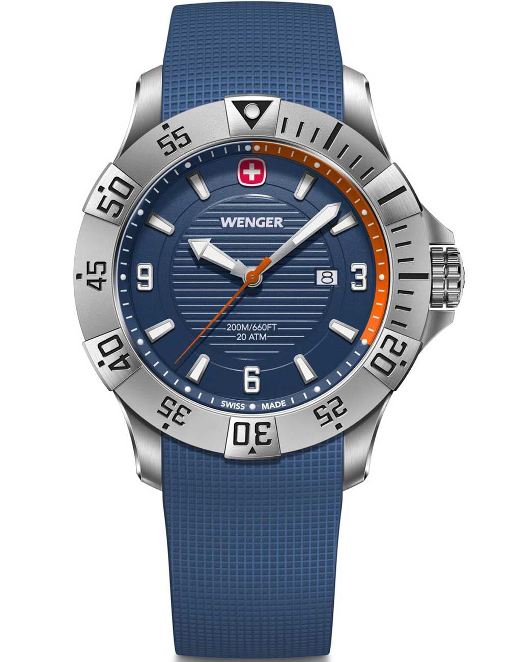 Wenger 01.0641.140 Herrenuhr Seaforce 43mm 20ATM