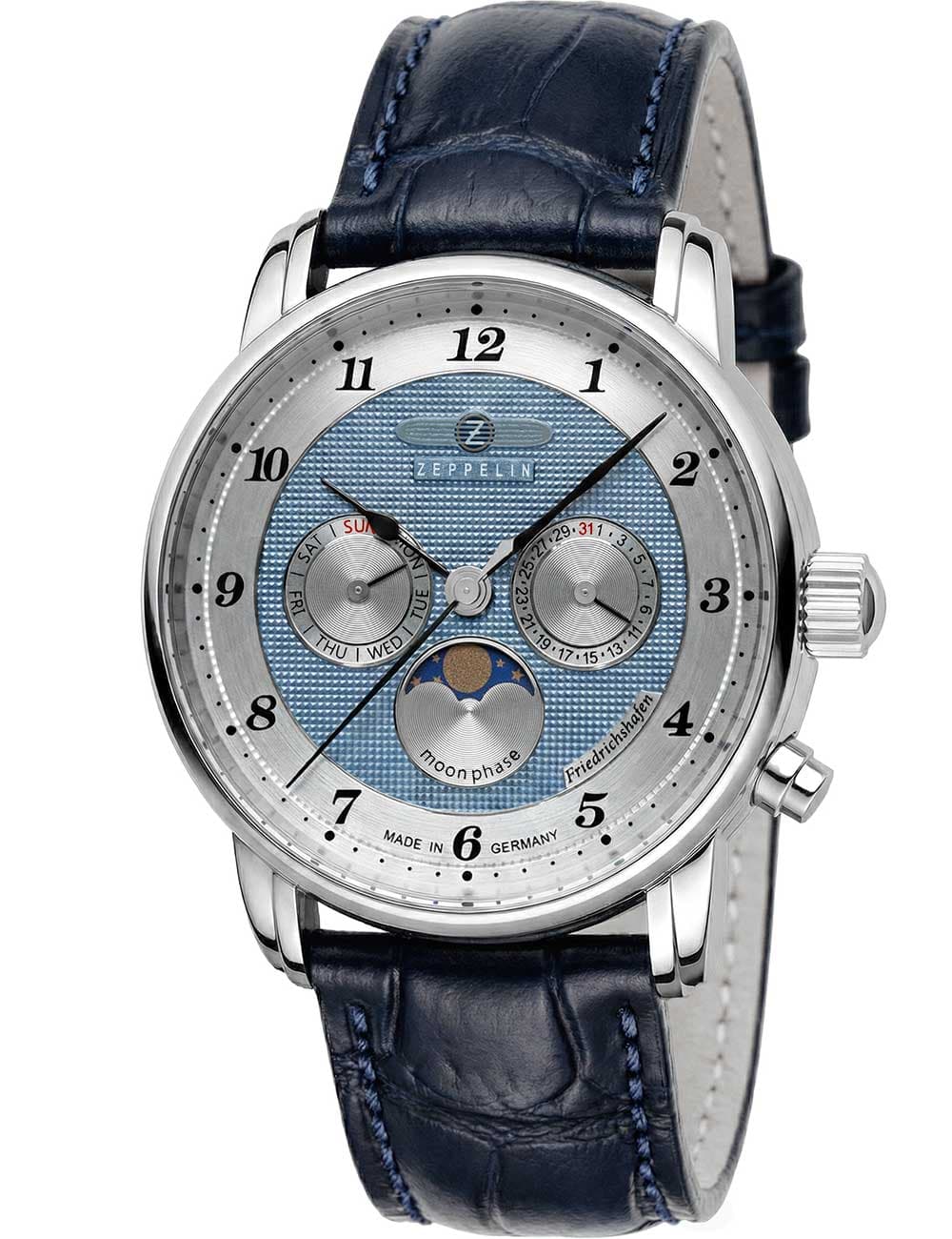 Zeppelin 8536-3 Herrenuhr Friedrichshafen 41mm 5ATM