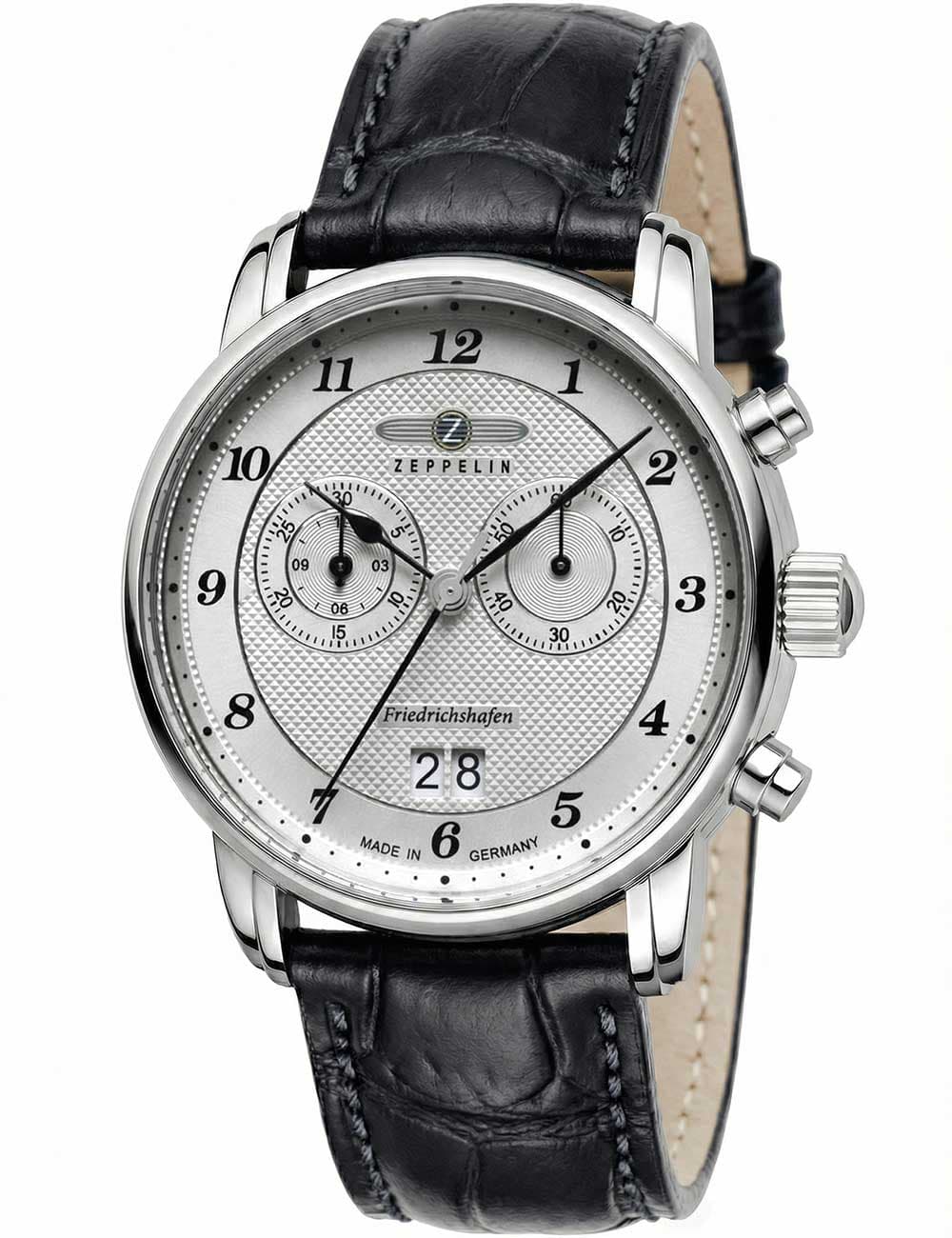 Zeppelin 8584-4 Herrenuhr Friedrichshafen Chronograph 40mm 5ATM