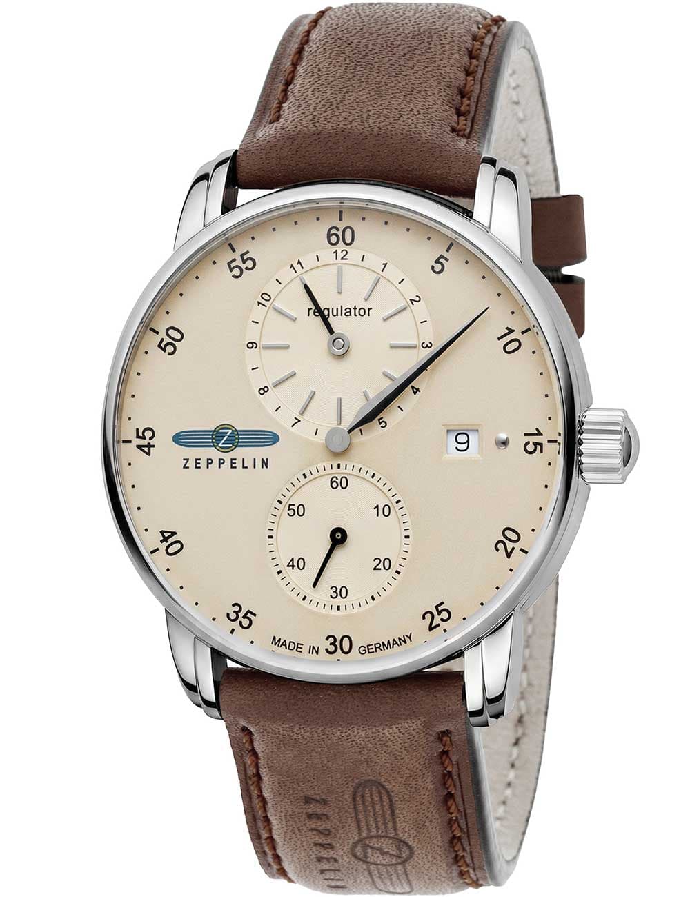 Zeppelin 8622-5 New Captains Line Automatik Herrenuhr 43mm 5ATM