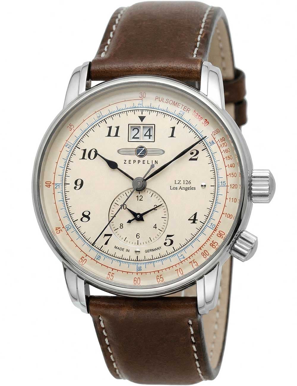 Zeppelin 8644-5 LZ-127 Herrenuhr 43mm 5ATM