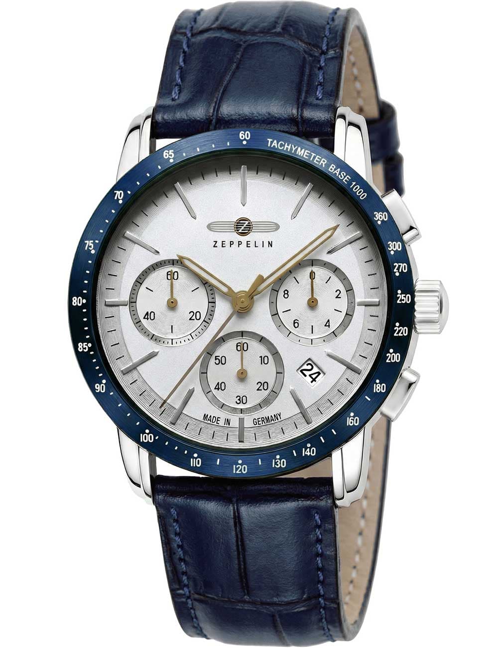 Zeppelin 8878-1 Herrenuhr New York Chronograph 43mm 5ATM