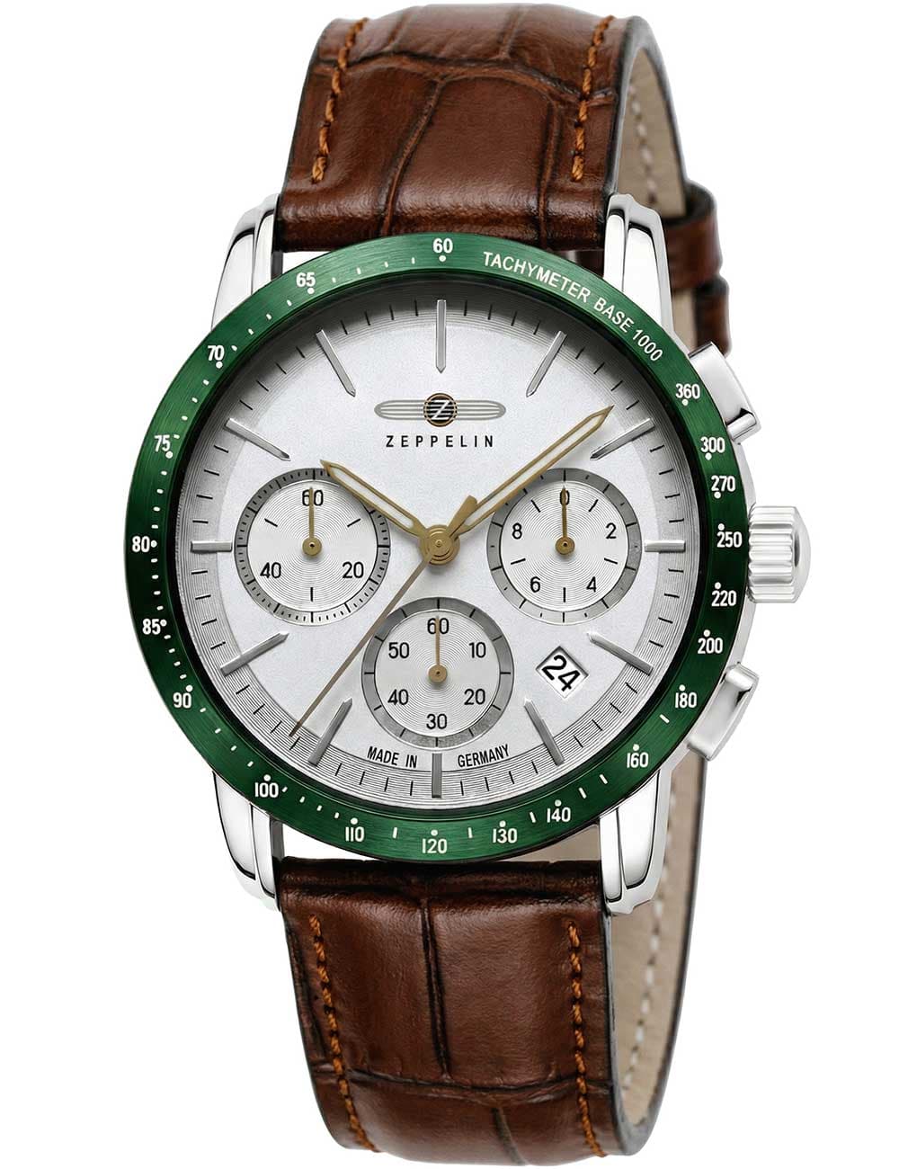 Zeppelin 8878-4 Herrenuhr New York Chronograph 43mm 5ATM