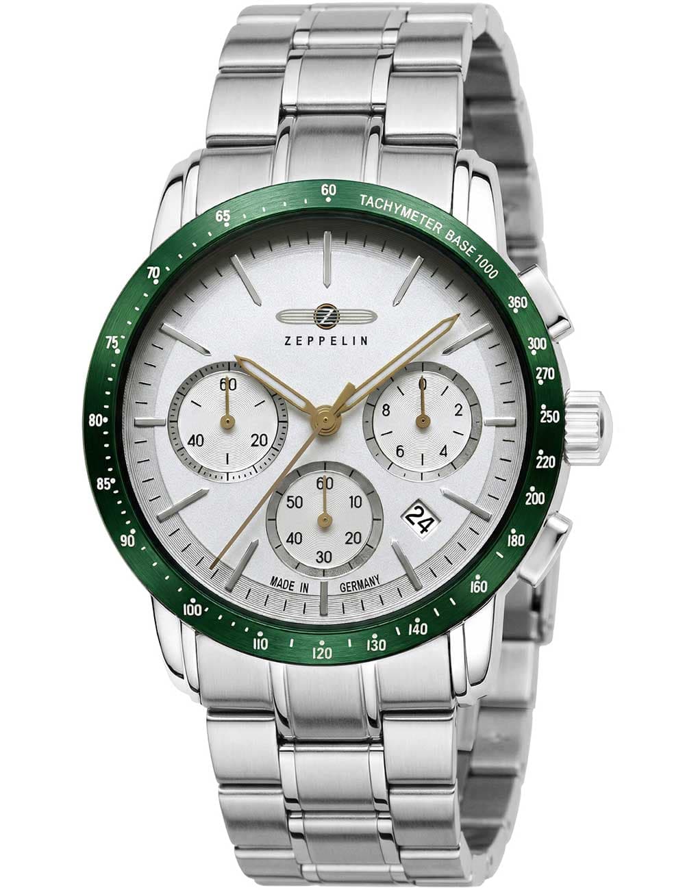 Zeppelin 8878MB-4 Herrenuhr New York Chronograph 43mm 5ATM