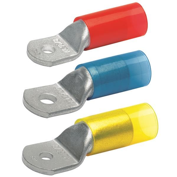 KLAU isolierter Rohrkabelschuh 603R8 16qmm ohne Sichtloch blau E-Cu Rohr (Inhalt 25 Stück)