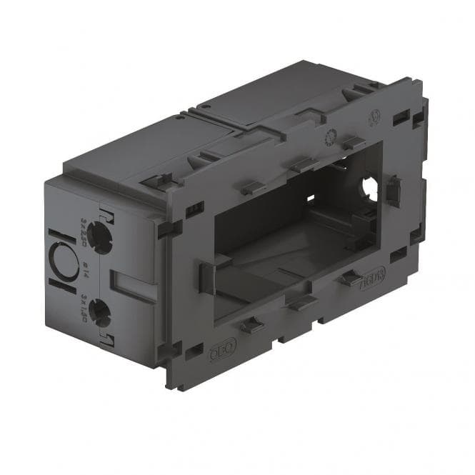 OBO 71GD13 Geräteeinbaudose 2f f.Modul ** 45 140x76x51 PA eisengrau 6288583